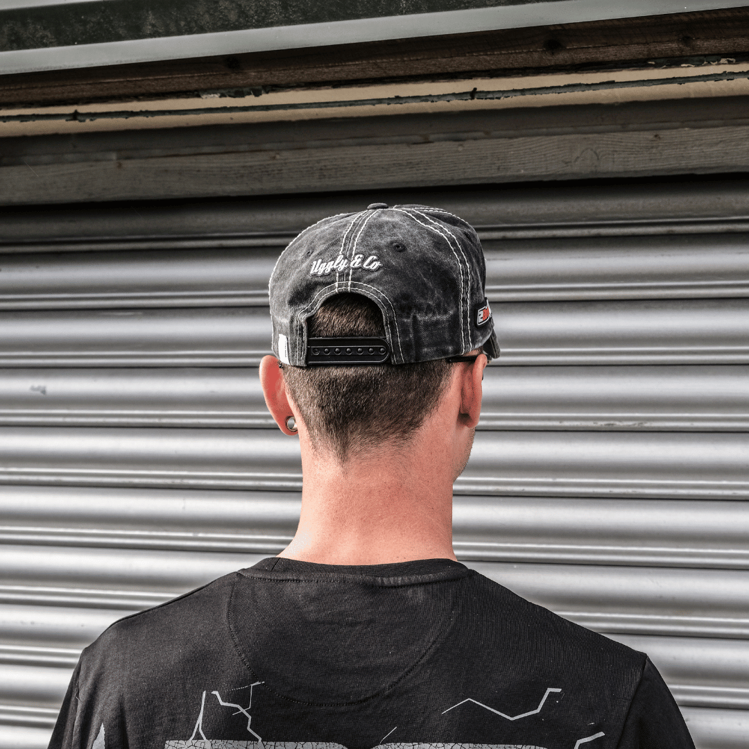 Uggly & Co Bradley Ray #28 Diamond Trucker Hat – Stone Washed Cap