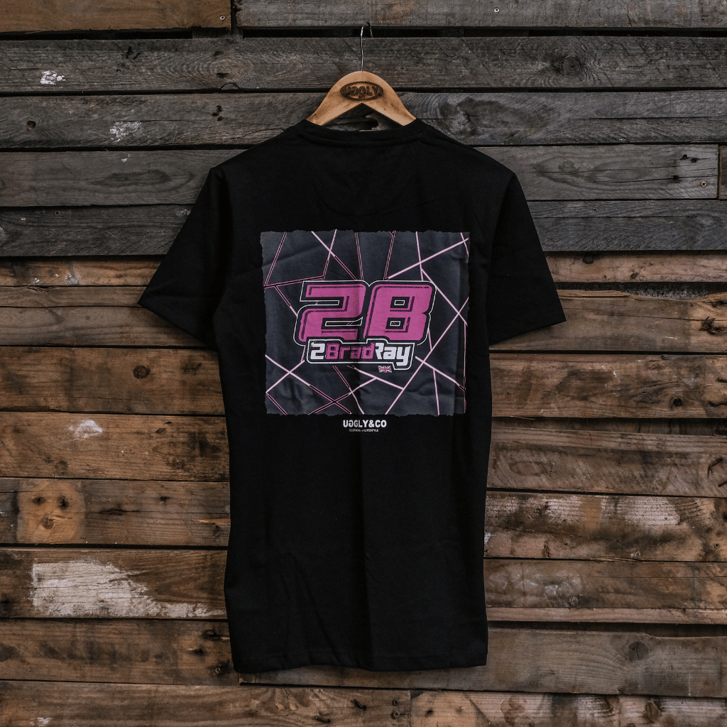 Uggly & Co Brad Ray No. 28 Heavyweight Cotton Racing Graphic Tee