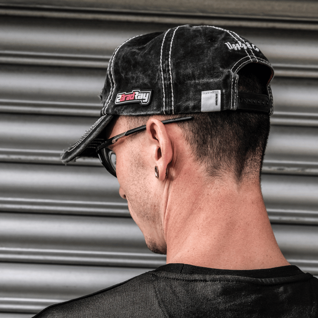 Uggly & Co Bradley Ray #28 Diamond Trucker Hat – Stone Washed Cap