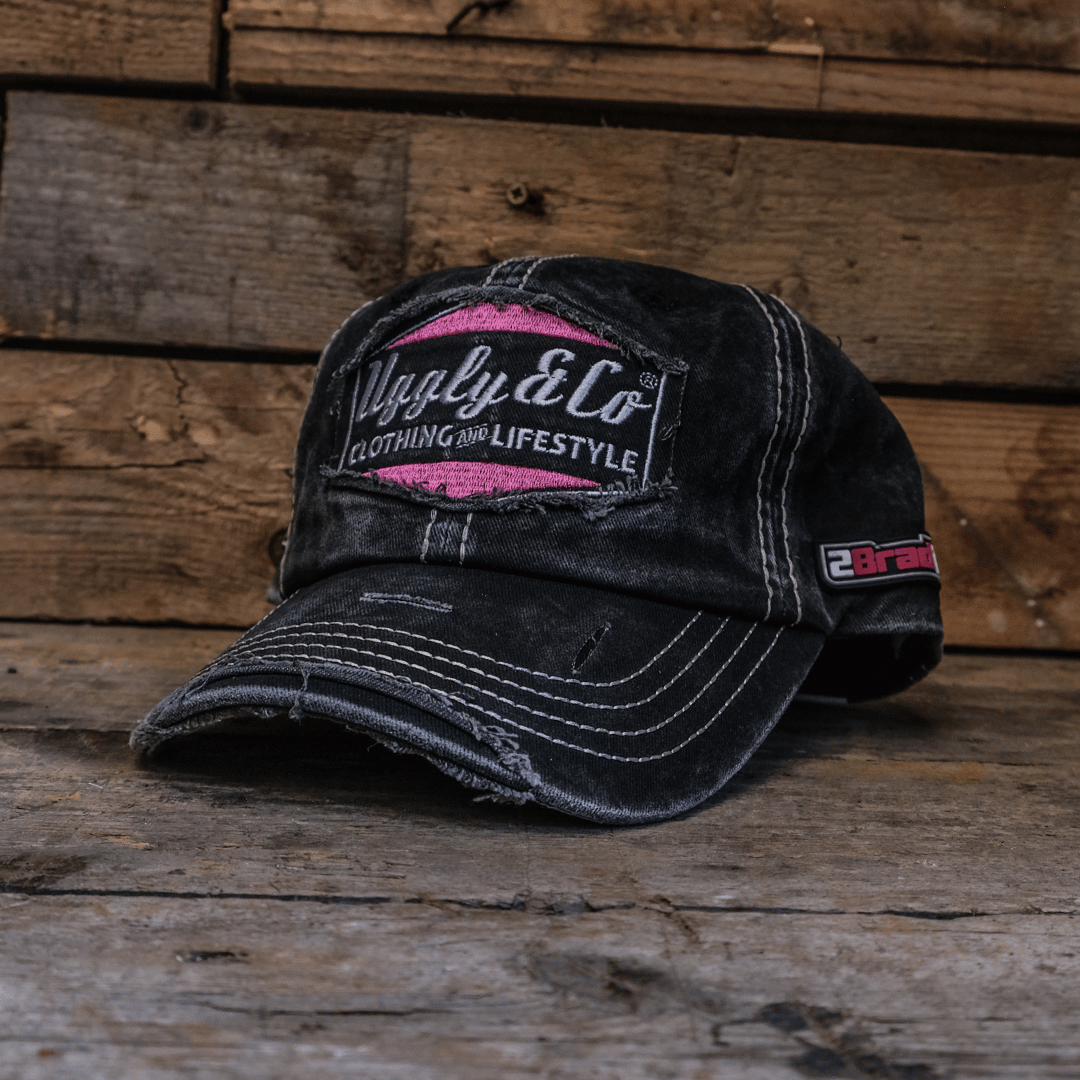 Uggly & Co Bradley Ray #28 Diamond Trucker Hat – Stone Washed Cap