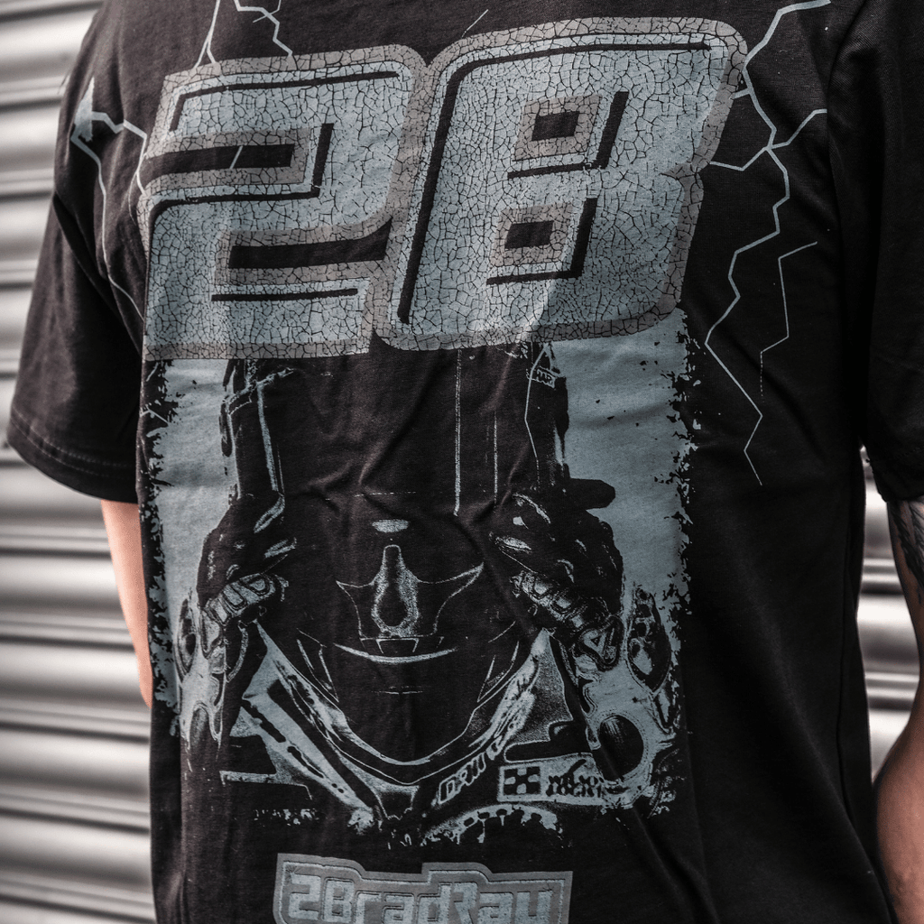 Brad Ray Shadow Graphic Tee – Uggly & Co Heavyweight Cotton Racing Shirt
