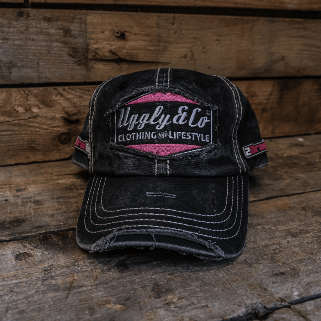Uggly & Co Bradley Ray #28 Diamond Trucker Hat – Stone Washed Cap