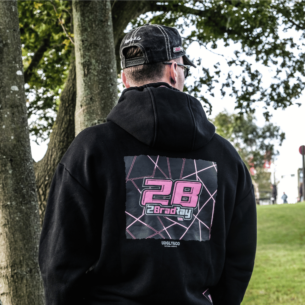 Uggly and Co Brad Ray No.28 Heavyweight Cotton Graphic Hoodie