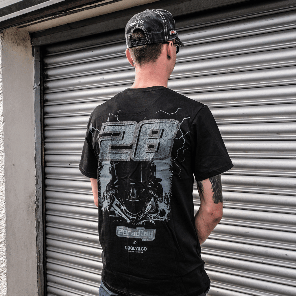 Brad Ray Shadow Graphic Tee – Uggly & Co Heavyweight Cotton Racing Shirt