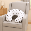 Breastfeeding Nursing Pillow – Silver Twinkle Cotton Support Cushion