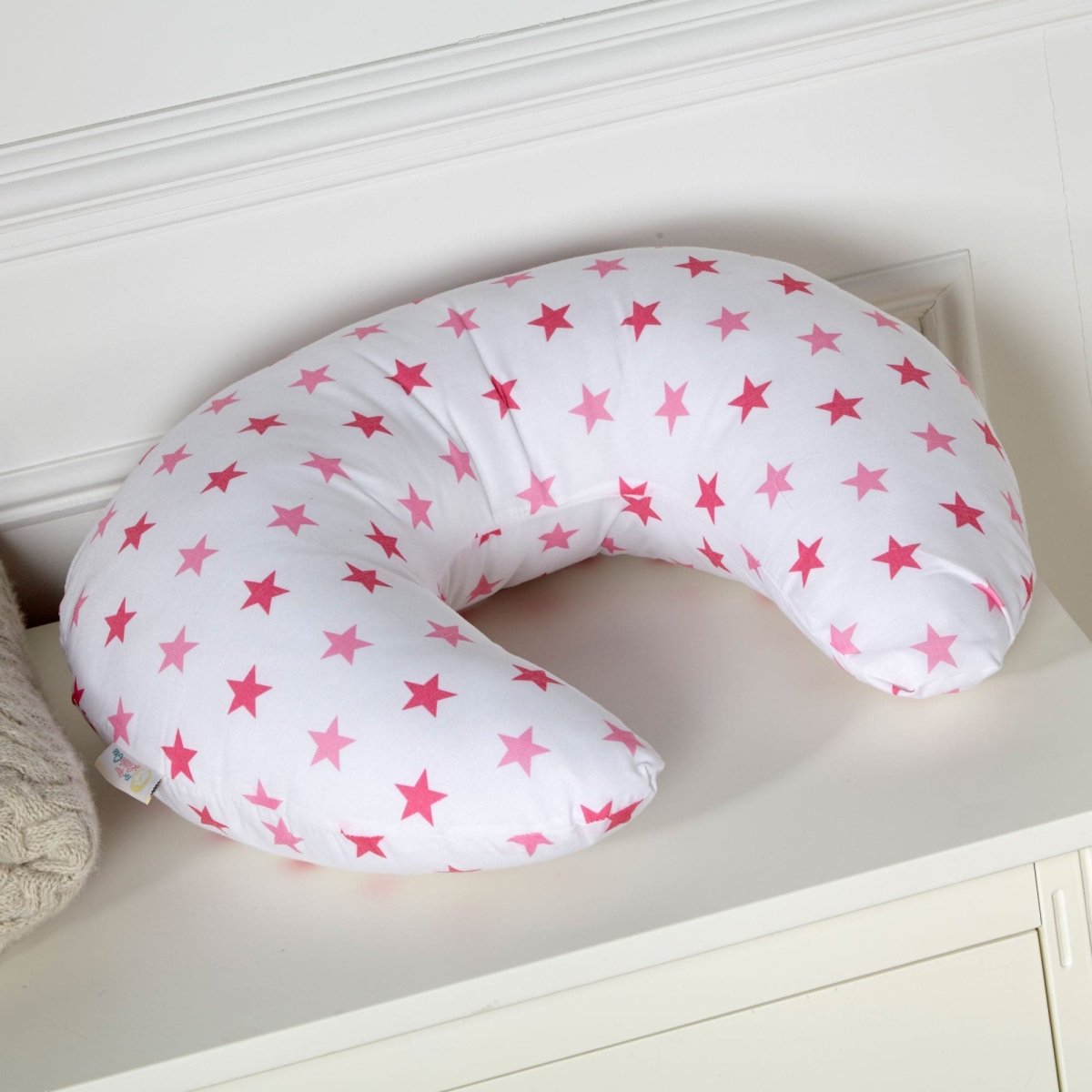 For Your Little One Nursing Pillow Cover – Little Pink Star Cotton