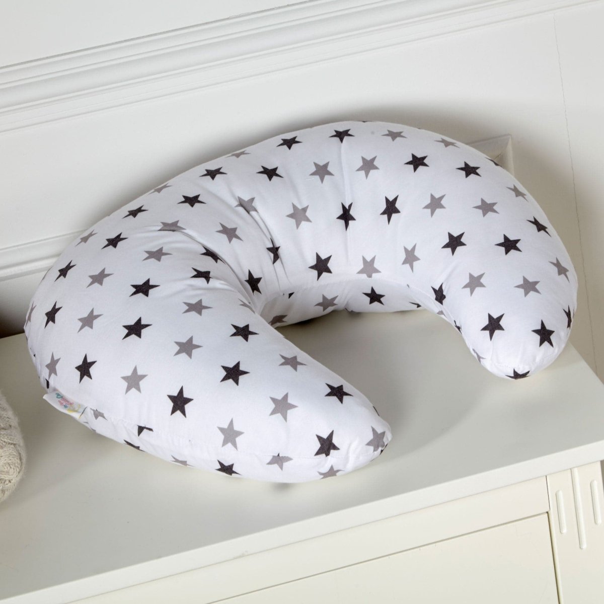 For Your Little One Nursing Pillow Cover – Silver Twinkle (Cover Only)