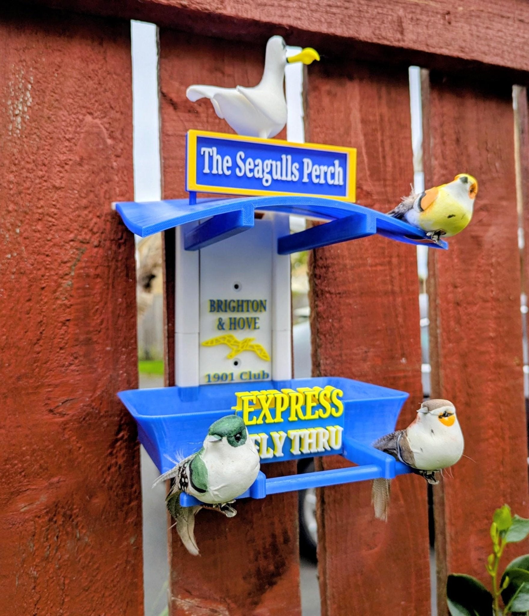 Chaddyverse Brighton & Hove Albion Bird Feeder – AMEX Stadium Edition