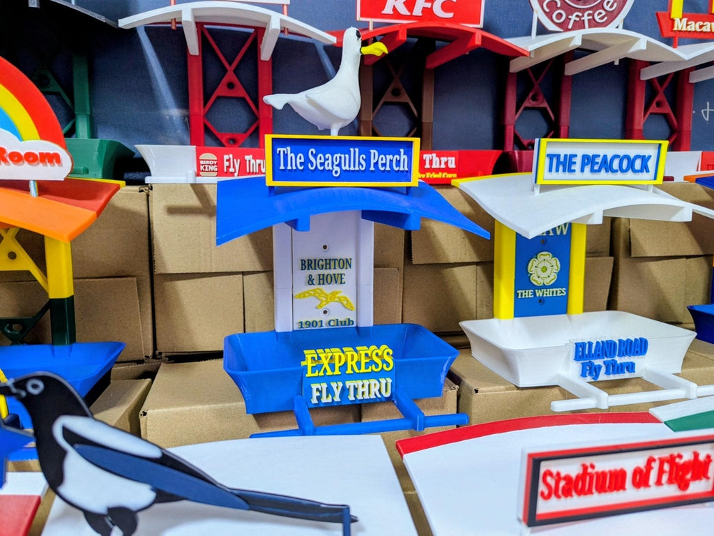 Chaddyverse Brighton & Hove Albion Bird Feeder – AMEX Stadium Edition