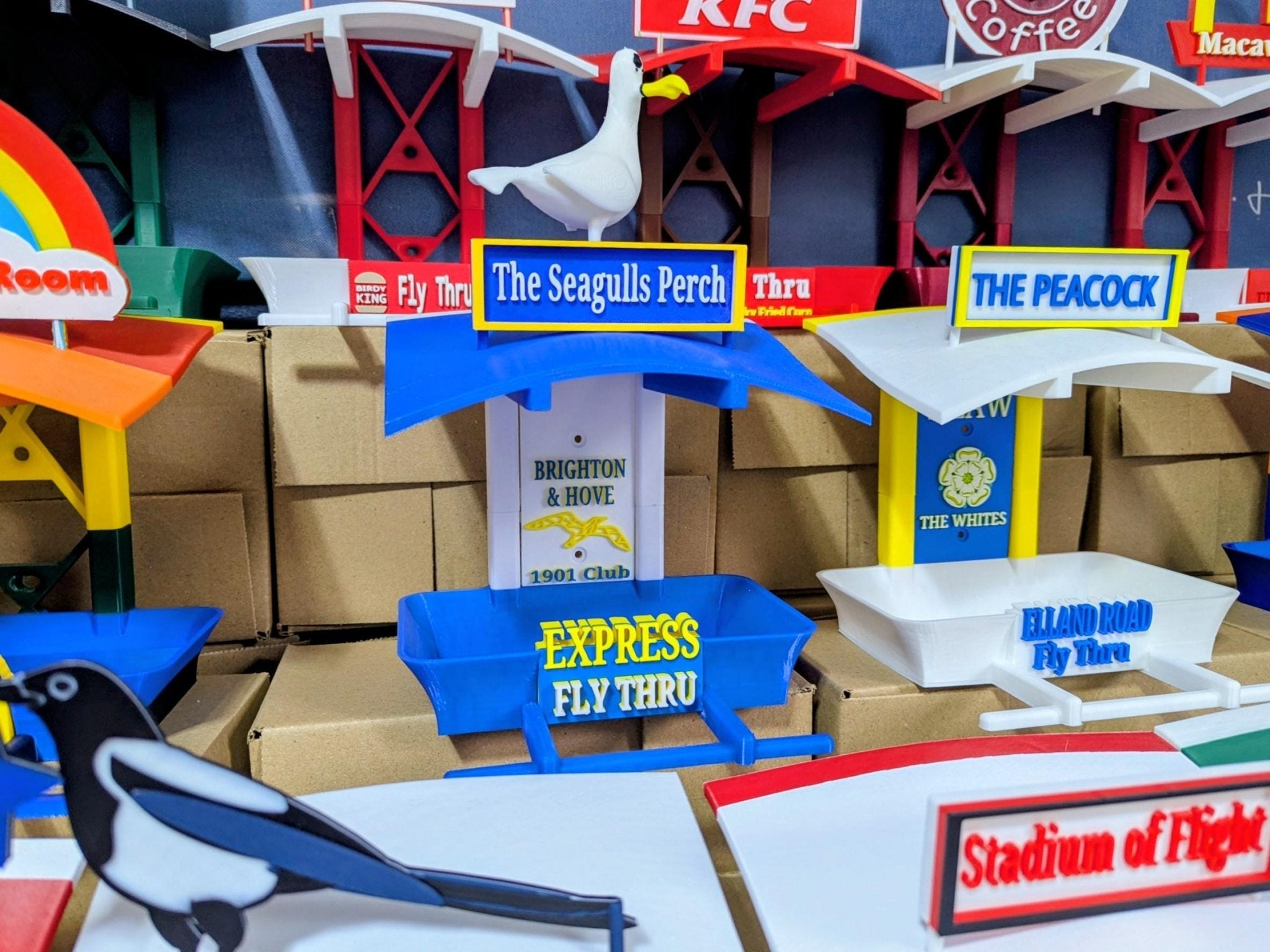 Chaddyverse Brighton & Hove Albion Bird Feeder – AMEX Stadium Edition