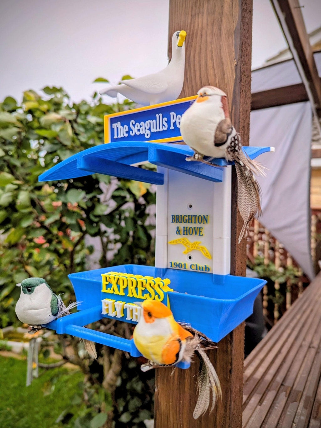 Chaddyverse Brighton & Hove Albion Bird Feeder – AMEX Stadium Edition