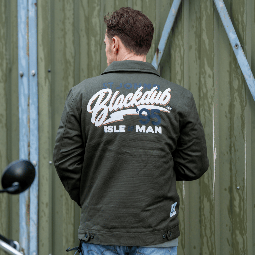 Uggly and Co Since 95' Mechanic Jacket – Green Cotton Canvas Workwear