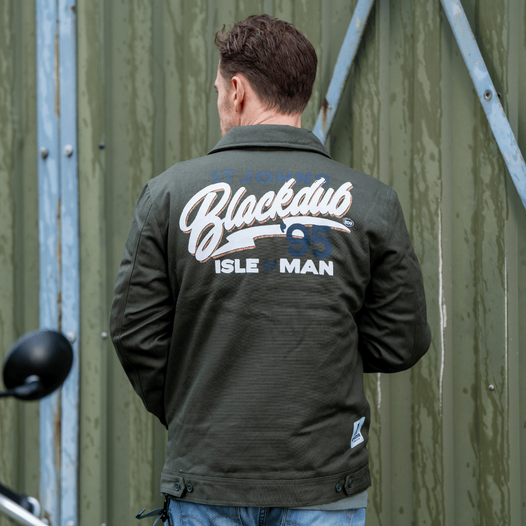 Uggly and Co Since 95' Mechanic Jacket – Green Cotton Canvas Workwear