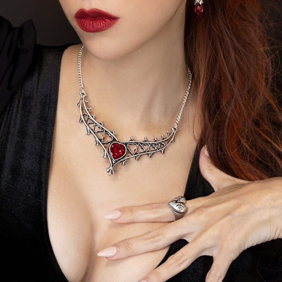 Alchemy Gothic Broken Promise Heart Ring | Fine English Pewter