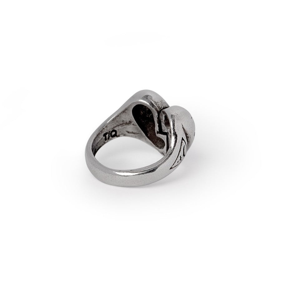 Alchemy Gothic Broken Promise Heart Ring | Fine English Pewter