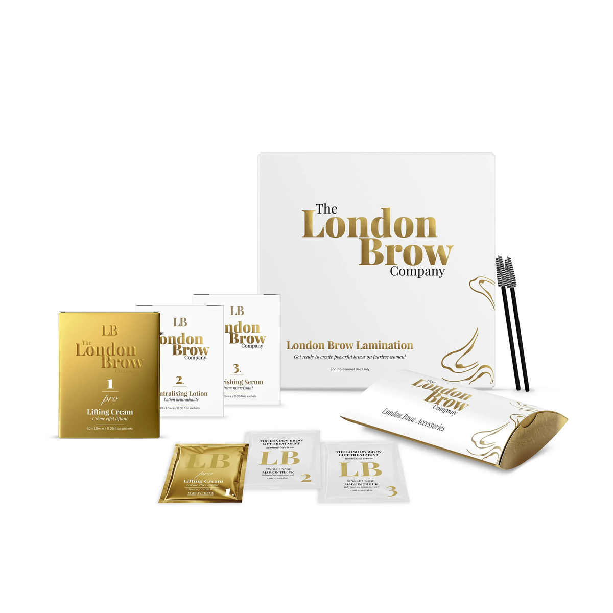 London Brow Pro Lamination Student Kit | Professional 30 Treatment Set