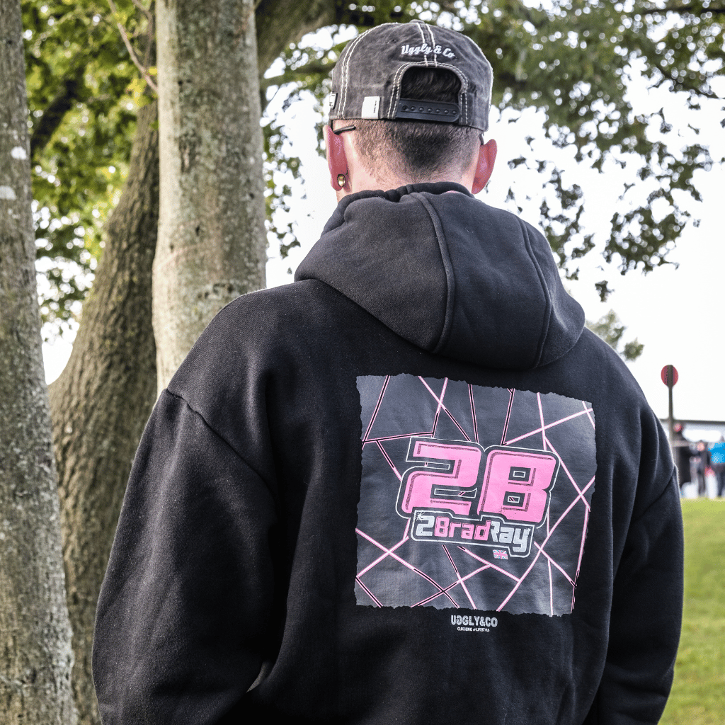 Uggly and Co Brad Ray No.28 Heavyweight Cotton Graphic Hoodie