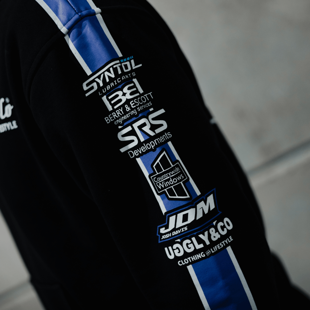 Uggly & Co JDM Team Hoodie – Heavyweight 380gsm Fleece Racing Pullover