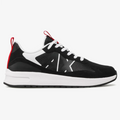 Armani Exchange XUX114 Men's Black Faux Leather Sneakers – UK 12