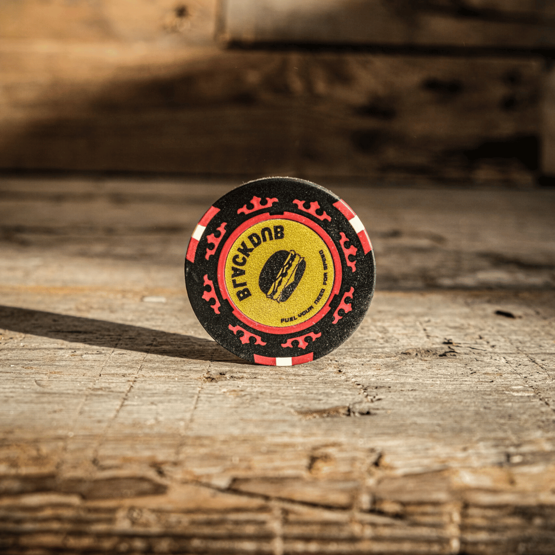 Burger Poker Chip Collectible Token – The Black Dub by Uggly and Co