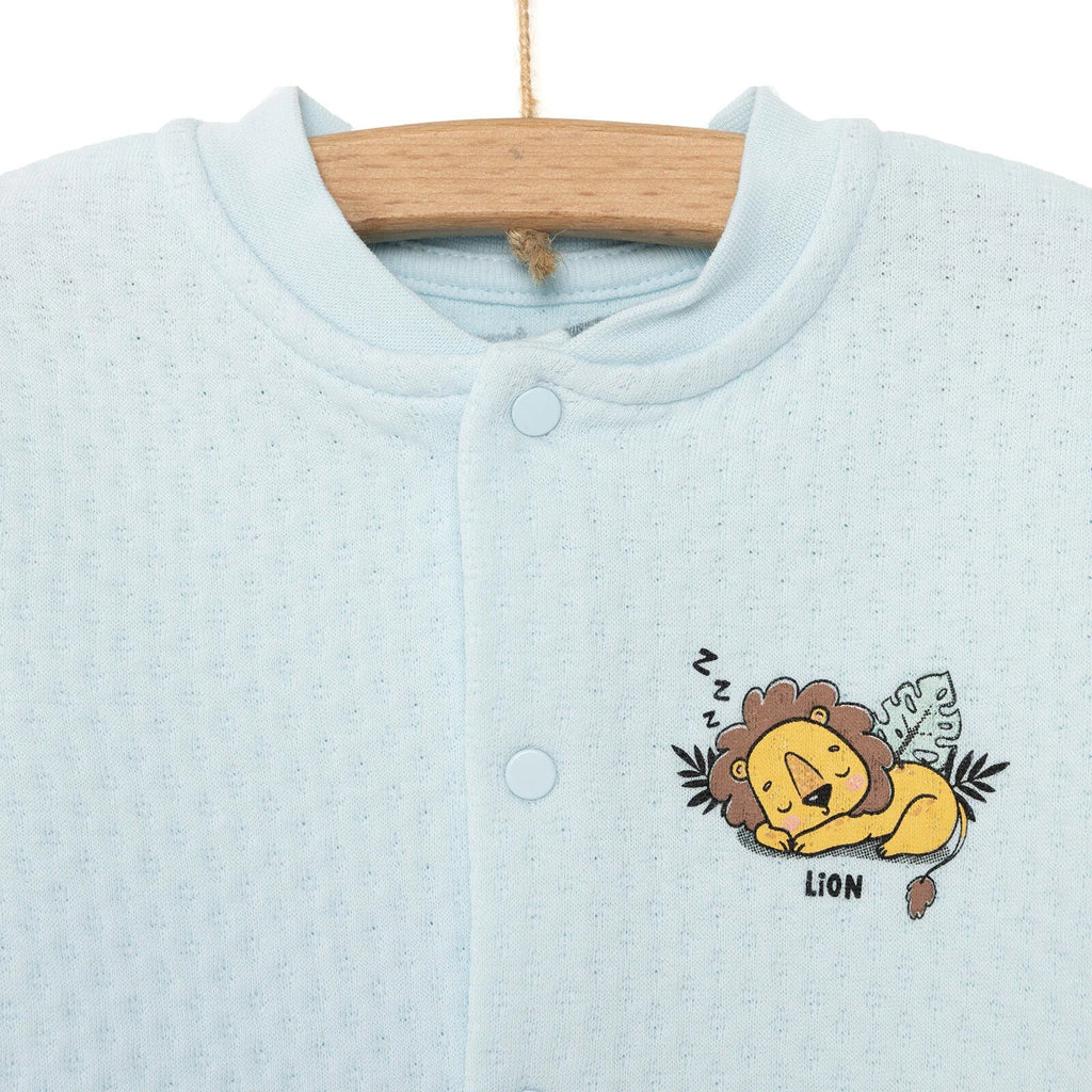 HelloBaby Boy Quilted Cardigan - Blue