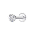 Gecko Jewellery Cubic Zirconia Labret Stud Earring – Sterling Silver