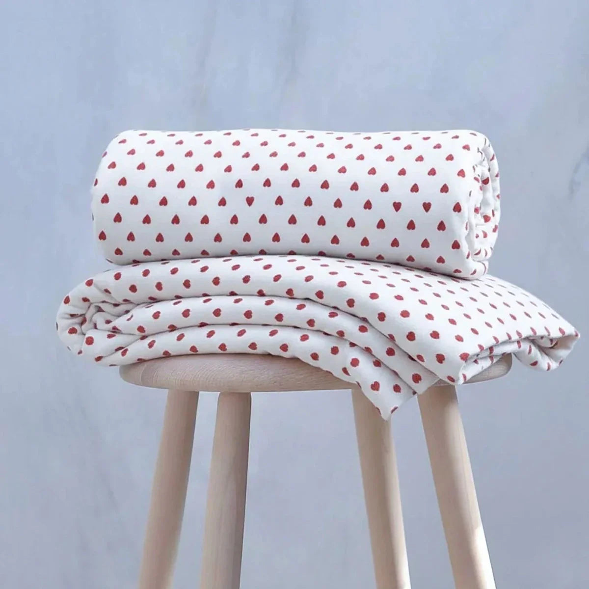 Bebecix Girls Cotton Jersey Blankets - Ecru