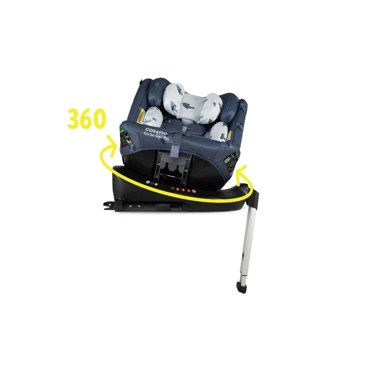 Cosatto Get Set Grow Plus i-Size Group 0+/1/2/3 360 Car Seat - Skylark