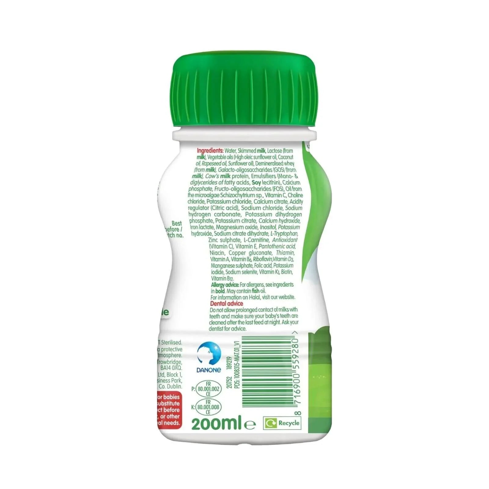 Cow & Gate 2 Follow On Ready to Drink Liquid Milk 6+ months 200ml