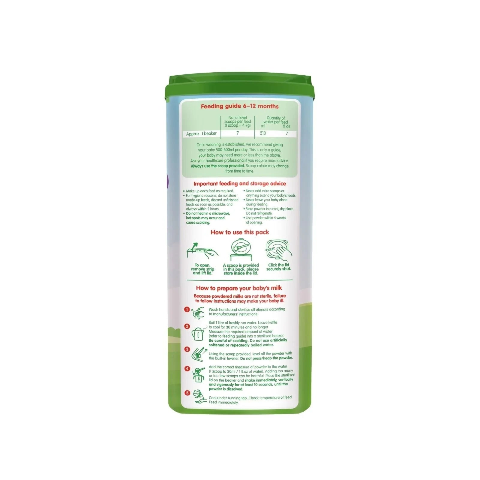 Cow & Gate 2 Follow On Milk Formula 6-12 months 800g