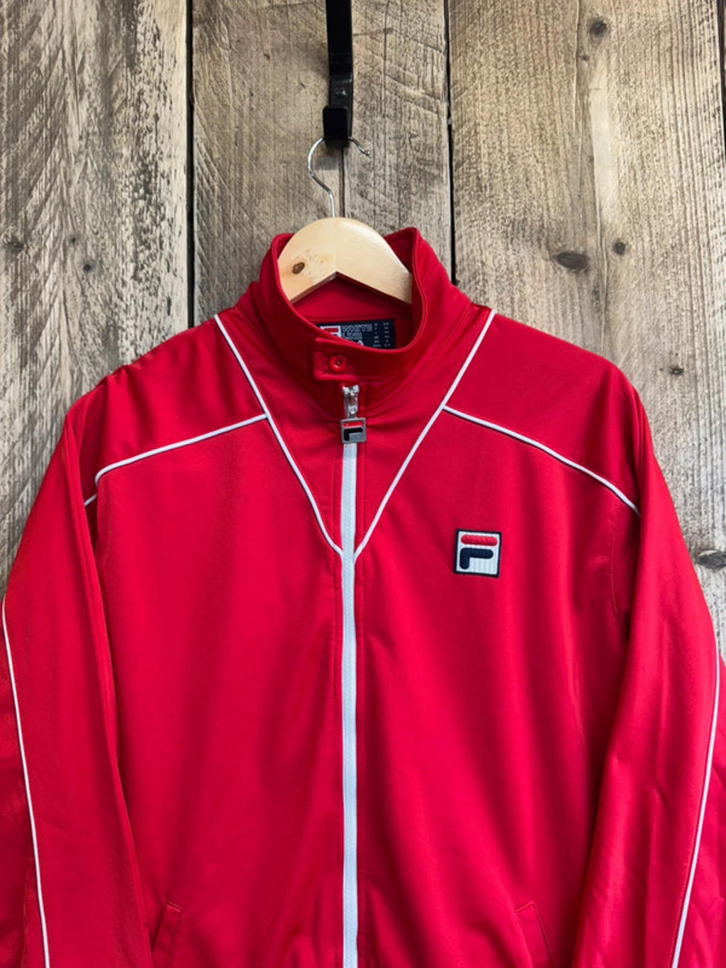 Vintage Fila Tracksuit Top Men’s Medium Made in Italy Football Terrace Clothing