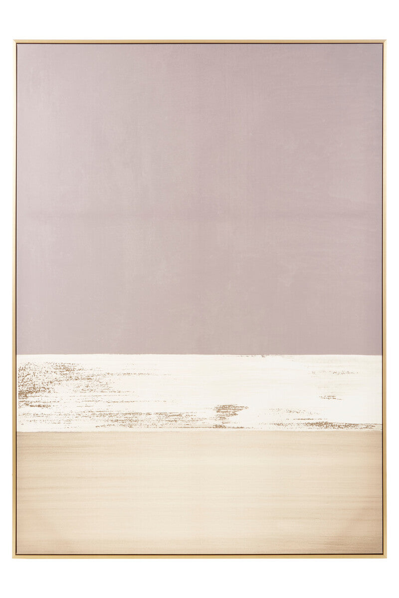 Orsina Astratto Framed Canvas – Gold and Grey Foil Abstract Wall Art