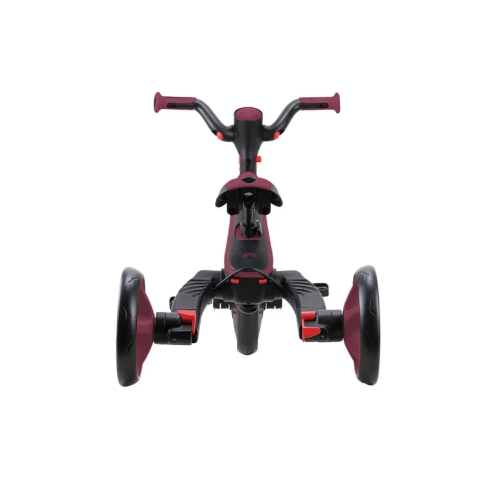 Globber 4-in-1 Explorer Trike Foldable - Burgundy