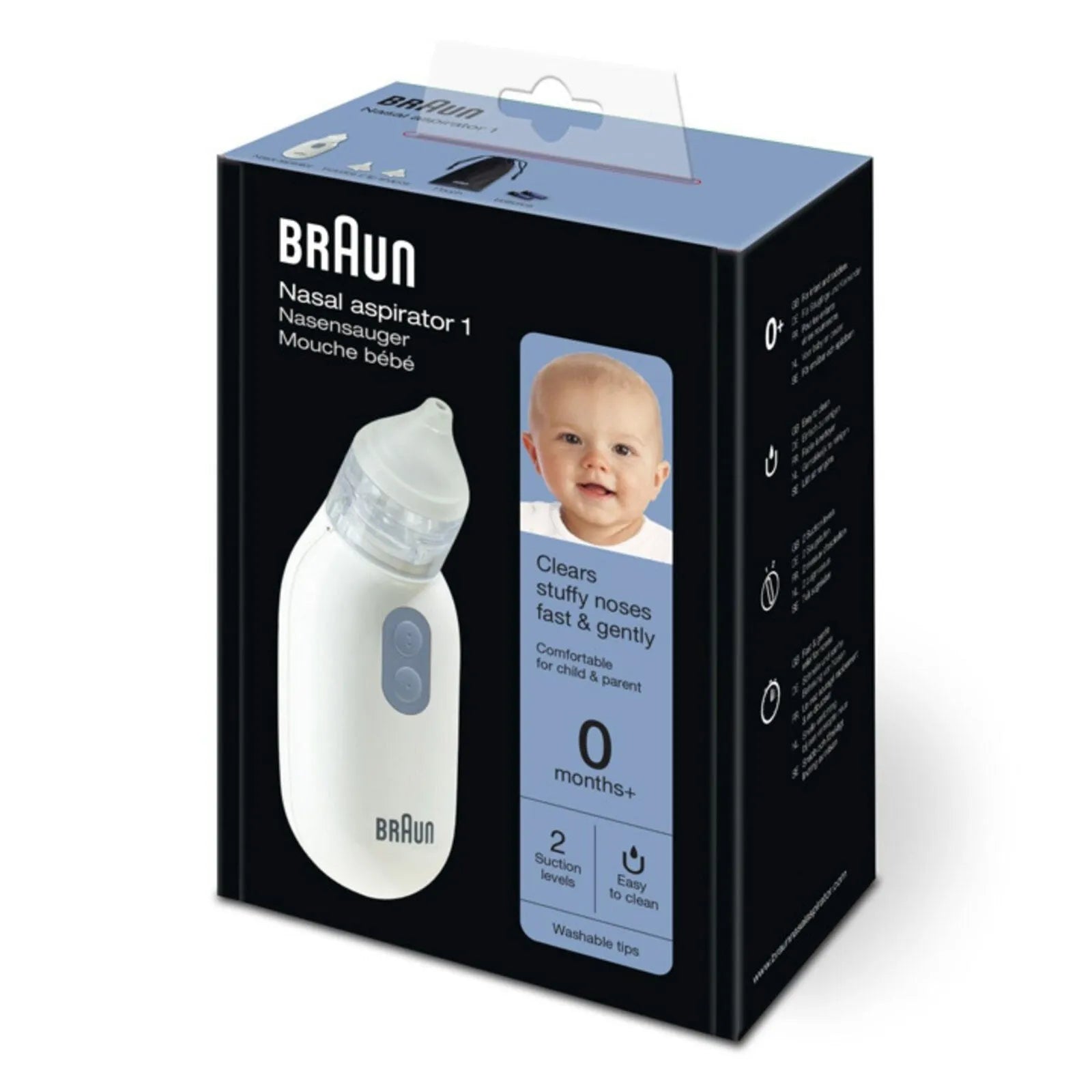 Braun BNA 100EU Nasal Aspirator 0+ months - White