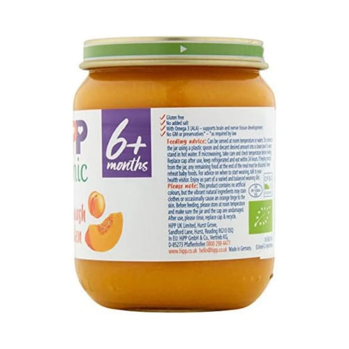 HiPP Organic Sweet Squash & Chicken Baby Food Jar 6+ months 125g