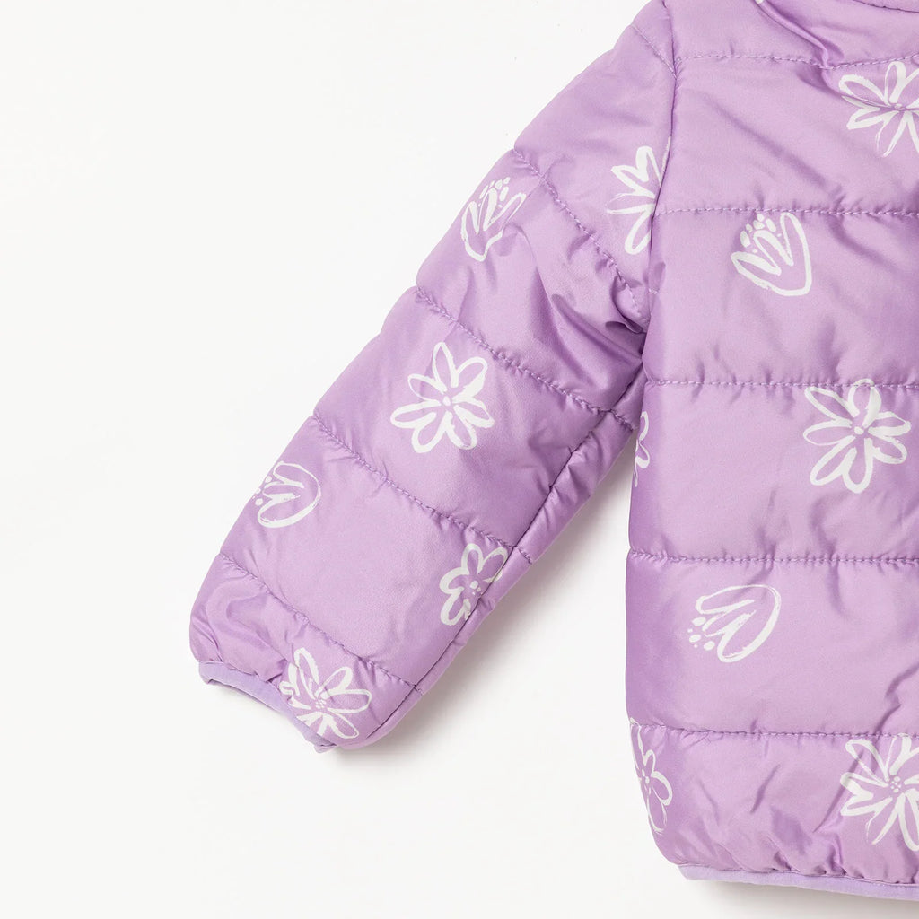 HelloBaby Floral Printed Girl Coat - Printed