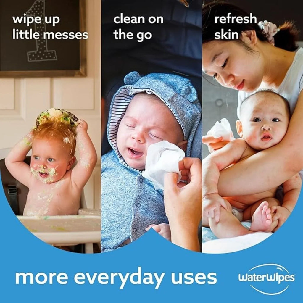 WaterWipes Sensitive Baby Wipes 60 pcs