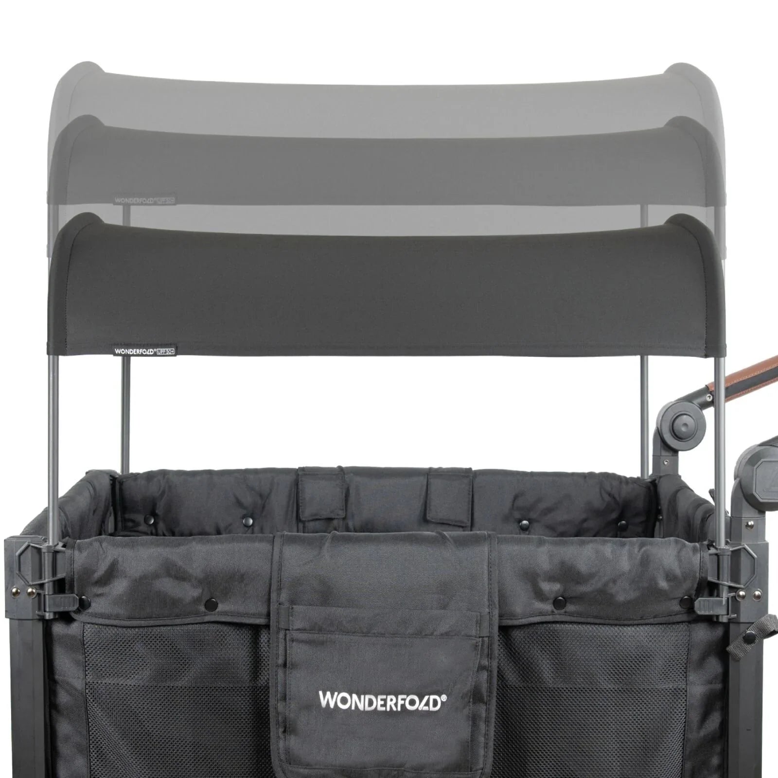 Wonderfold W4 Luxe Pro Stroller Wagon - Charcoal Grey