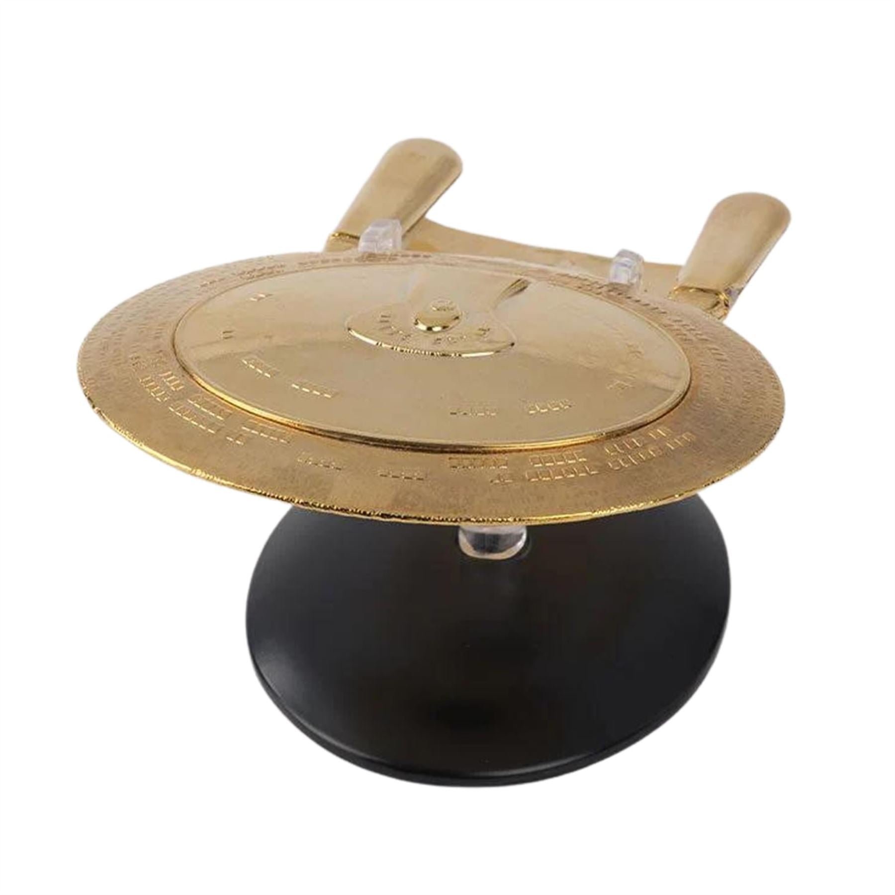 #20 Gold U.S.S. Enterprise NCC-1701-D Model Die Cast Ship SPECIAL ISSUE (Eaglemoss / Star Trek)