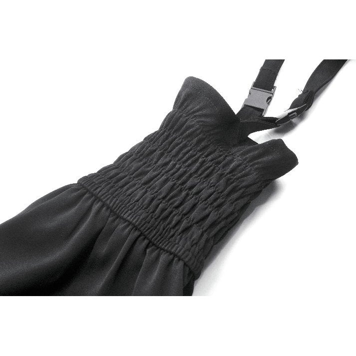 Dark in Love Lace-Up Convertible Goth Flare Trousers and Shorts