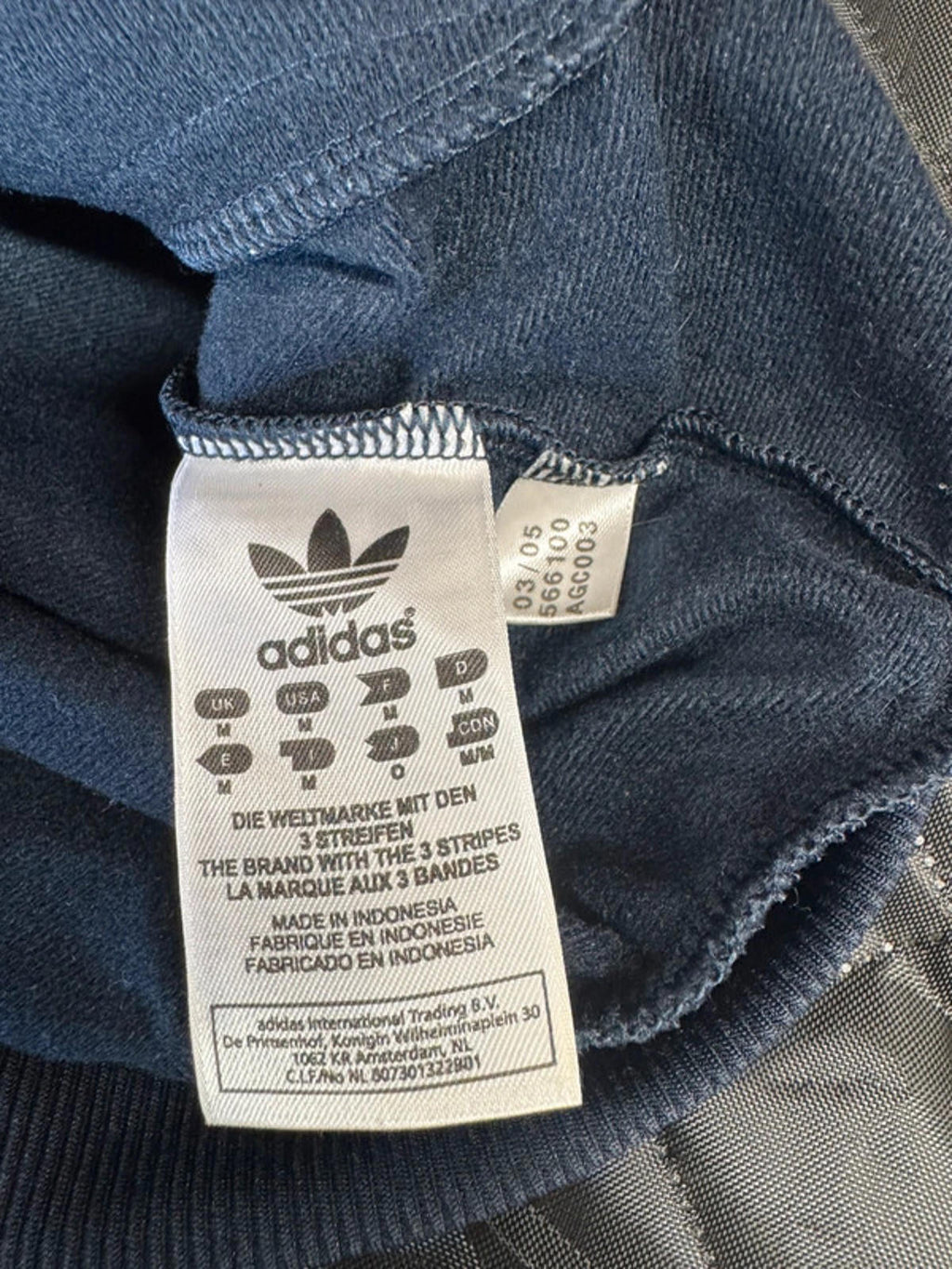 Men’s Vintage Adidas Tracksuit Top Originals Medium Trefoil