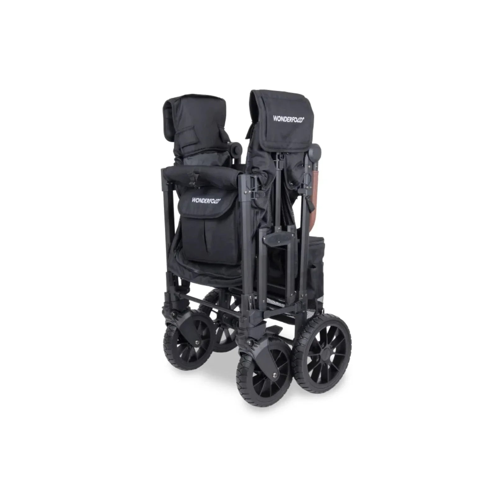 Wonderfold W2 Luxe Pro Stroller Wagon - Jet Black