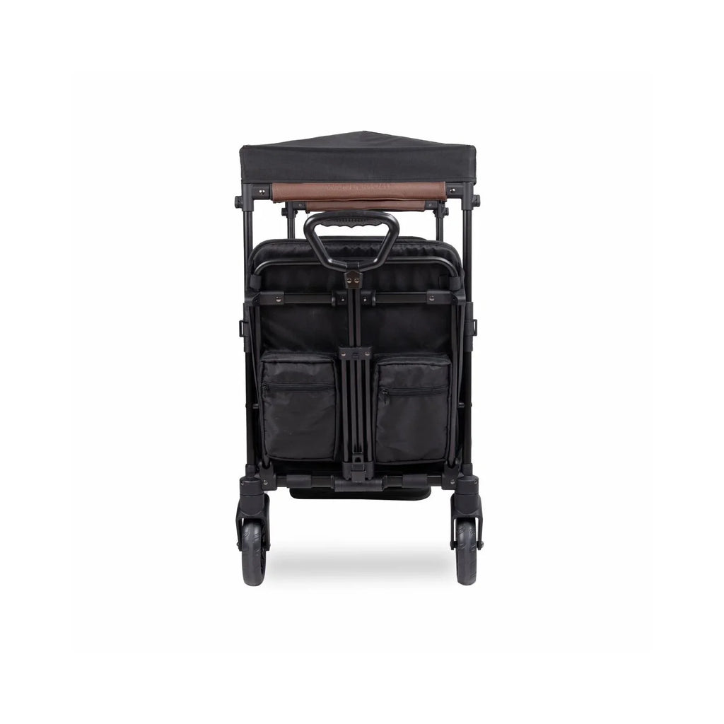 Wonderfold X2R Push & Pull Quad Stroller Wagon - Black
