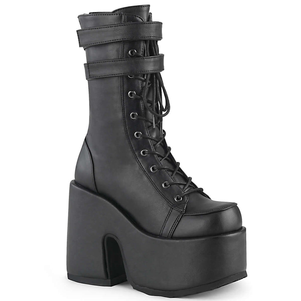 Demoniacult Rena Women's Mid-Calf Boots | 5" Chunky Heel Platform