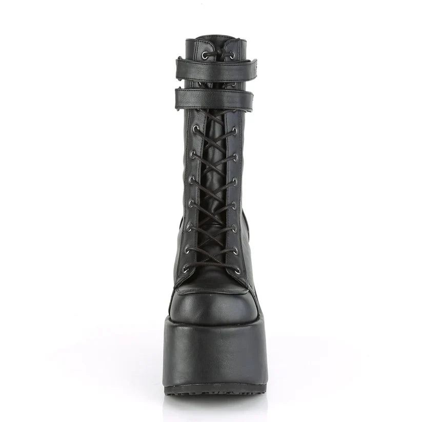 Demoniacult Rena Women's Mid-Calf Boots | 5" Chunky Heel Platform