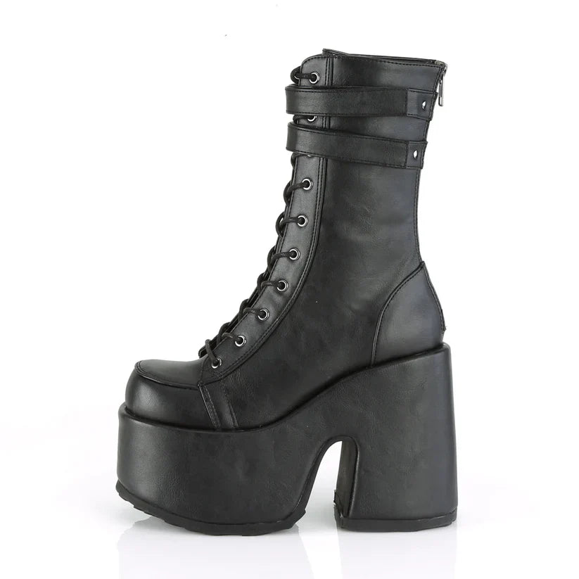 Demoniacult Rena Women's Mid-Calf Boots | 5" Chunky Heel Platform