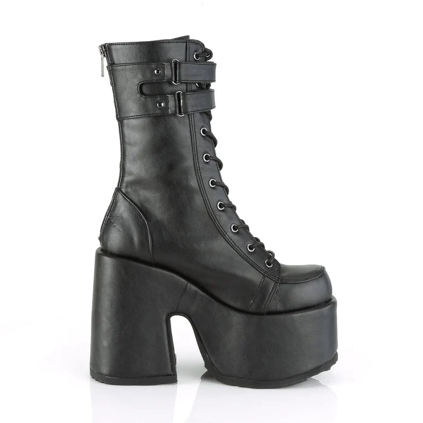 Demoniacult Rena Women's Mid-Calf Boots | 5" Chunky Heel Platform