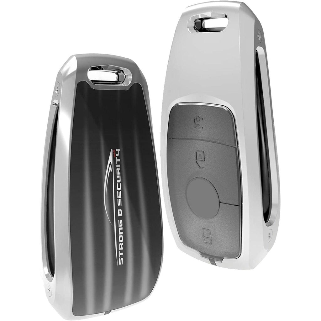Mercedes Benz Key Fob Cover – Gradient Glass & Metal Case for A/C/E/S Class