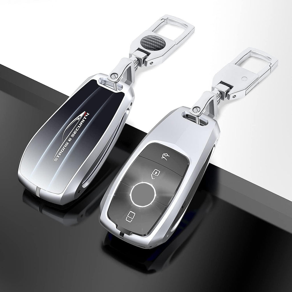 Mercedes Benz Key Fob Cover – Gradient Glass & Metal Case for A/C/E/S Class