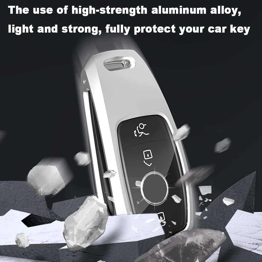 Mercedes Benz Key Fob Cover – Gradient Glass & Metal Case for A/C/E/S Class